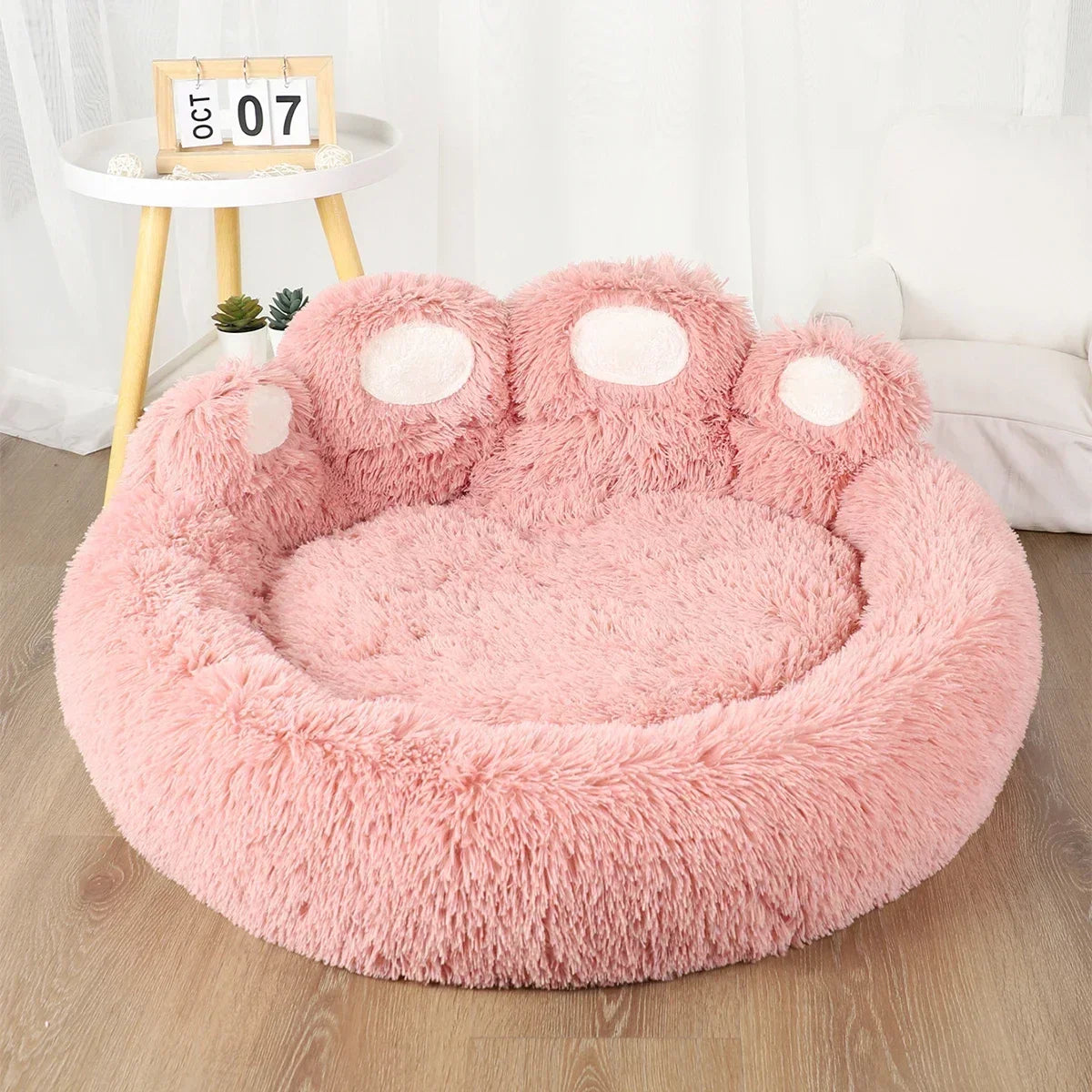 Cozy Plush Pet Sofa Bed for Dogs and Cats