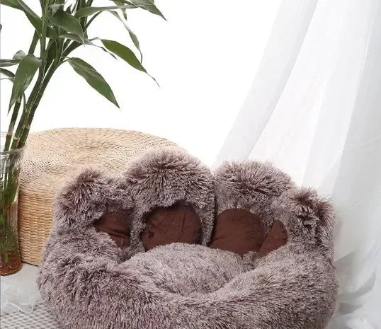 Cozy Plush Pet Sofa Bed for Dogs and Cats