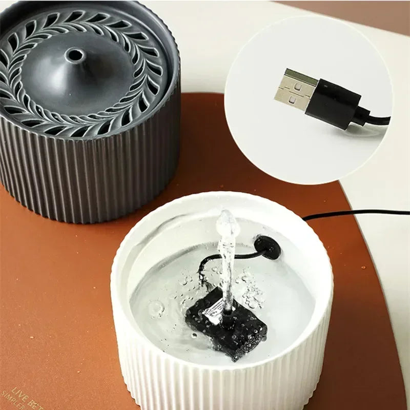 Ceramic Automatic Cat Water Fountain