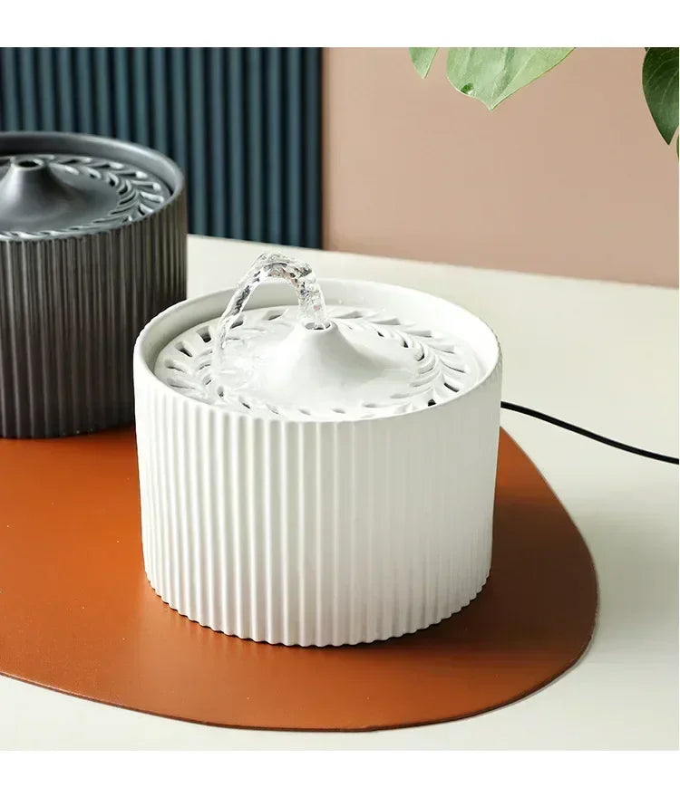 Ceramic Automatic Cat Water Fountain