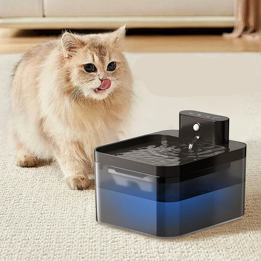 Smart Wireless Cat Water Fountain with Infrared Sensor