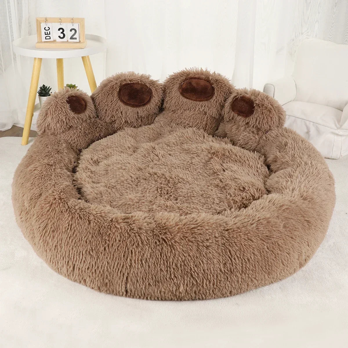 Cozy Plush Pet Sofa Bed for Dogs and Cats